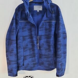 SEARS Lightweight Hooded Softshell Windbreaker Style Jacket Size S (34-36)